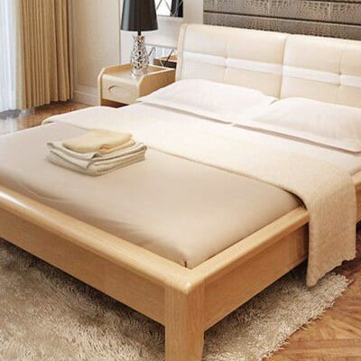 Giường ngủ bằng gỗ sồi tự nhiên GGTT-1110