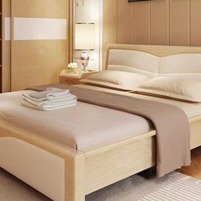 Giường ngủ bằng gỗ sồi GGTT-1101
