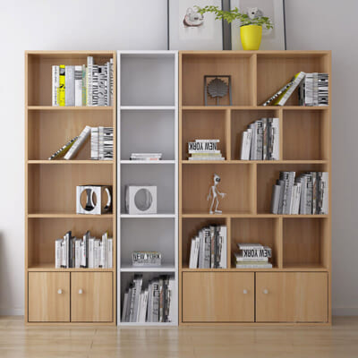 Giá sách 3 cục tự