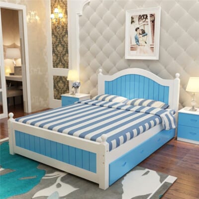 Giường ngủ bằng gỗ sồi tự nhiên GGTT-1108